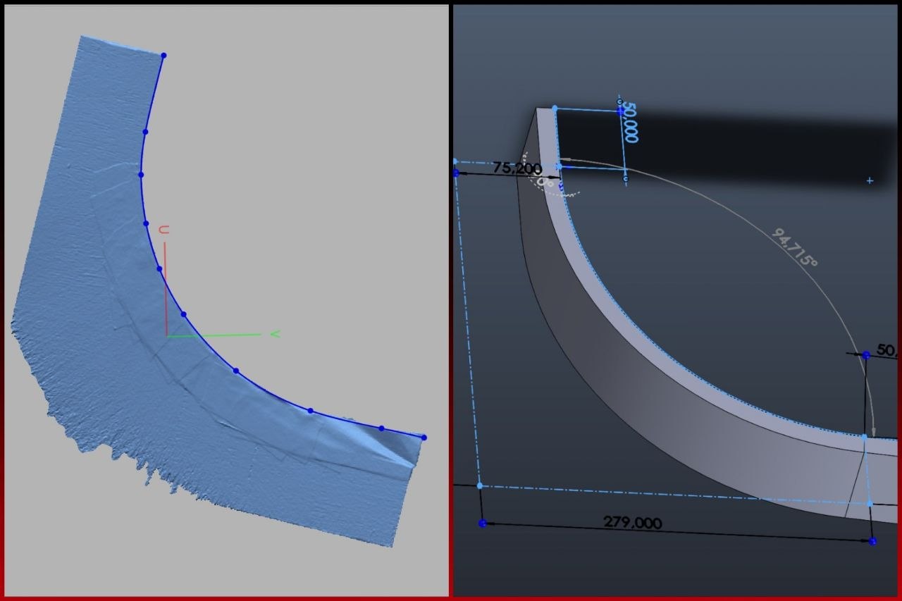 3D-скан и CAD-модель